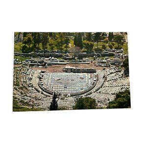 Greece Odeon Of Herodes Atticus Vintage Postcard Unposted Original u